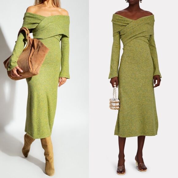 Cult Gaia Zennie Long Sleeve Midi Dress - Picture 1 of 5